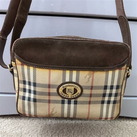 burberry bag second hand|authentic vintage burberry bag.